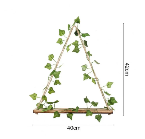 Repisa de Madera con Luz LED Plantas FactoryHome