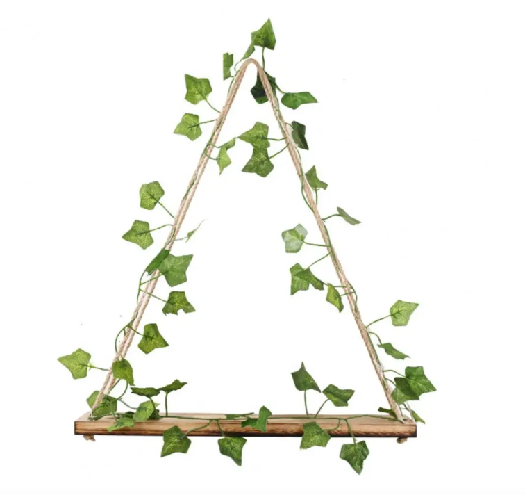 Repisa de Madera con Luz LED Plantas FactoryHome