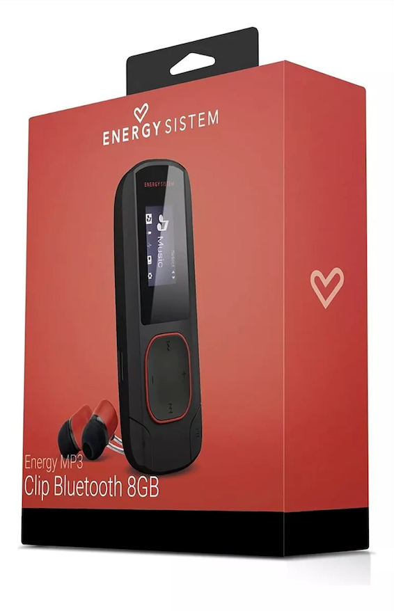 Reproductor MP3 Clip Touch Bluetooth 8GB Energy Sistem Coral