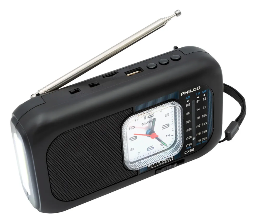 Radio Multibanda Philco ICX66 Bluetooth Solar
