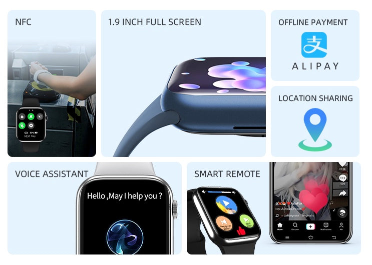 Smartwatch Wear Pro DT1 GPS NFC Ip68 Android iOS