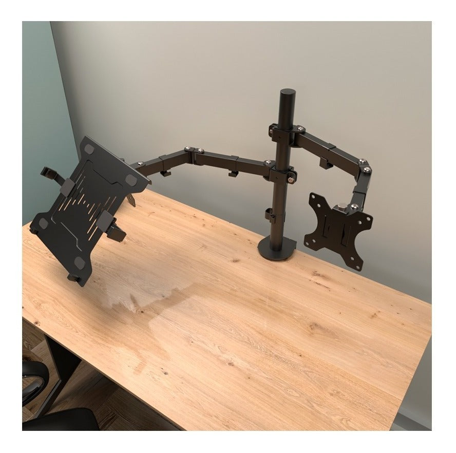 Soporte Brazo Articulado Para Notebook Monitor KlipX