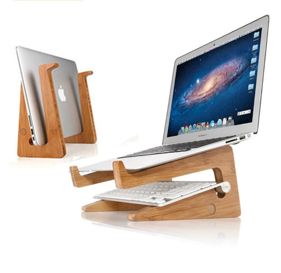 Stand Notebook Macbook 13 Pulgadas Bambu Ecofriendly GoForit