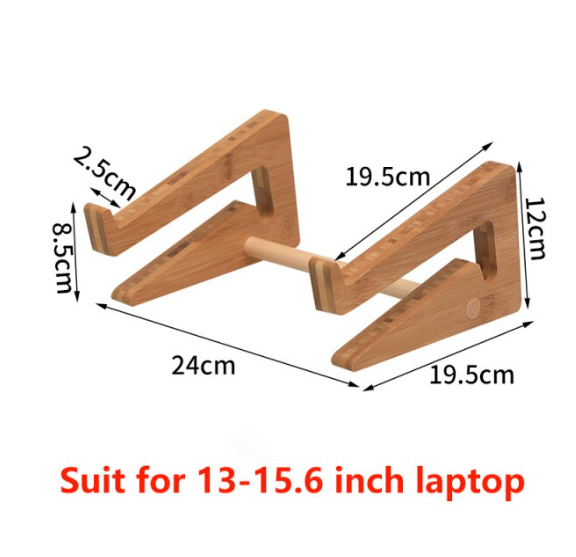 Stand Notebook Macbook 13 Pulgadas Bambu Ecofriendly GoForit