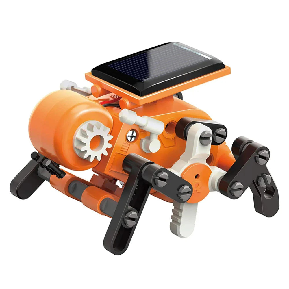 Set Juguete 7 en 1 Robots Armables Solares