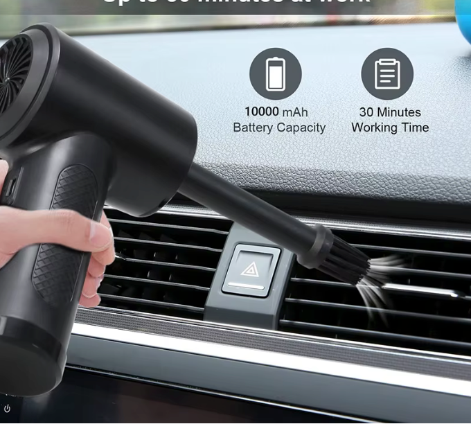 Soplador Portatil inalambrico recargable 3 velocidades 4000mah