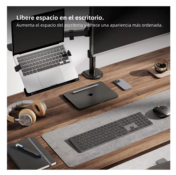 Soporte Monitor y Notebook Brazo Articulado Escritorio A017 Goforit