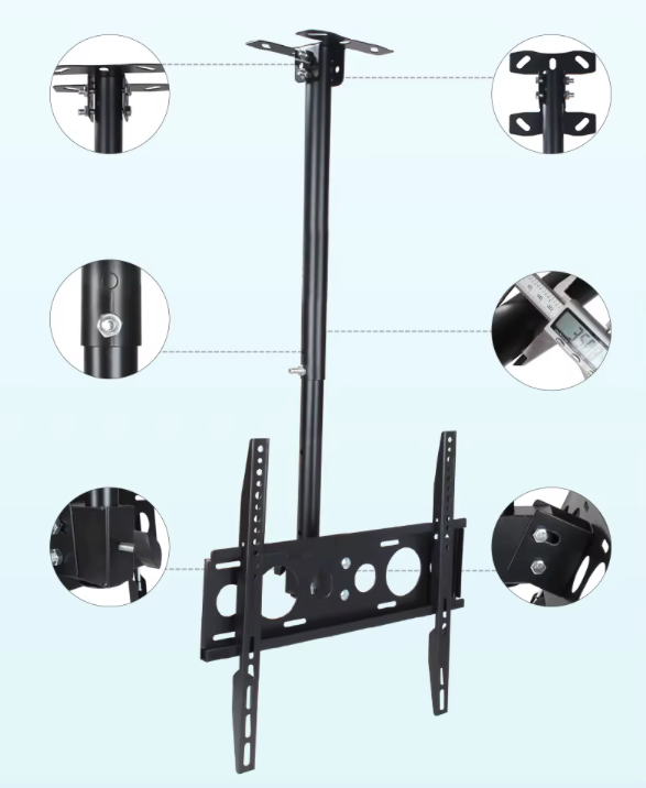 Soporte Television Techo y Pared Ajustable 26 A 55 Pulgadas 1
