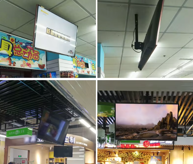 Soporte Television Techo y Pared Ajustable 26 A 55 Pulgadas 1