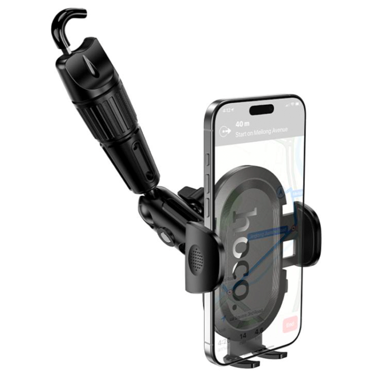 Soporte de Celular para Espejo Retrovisor Hoco H88 Negro