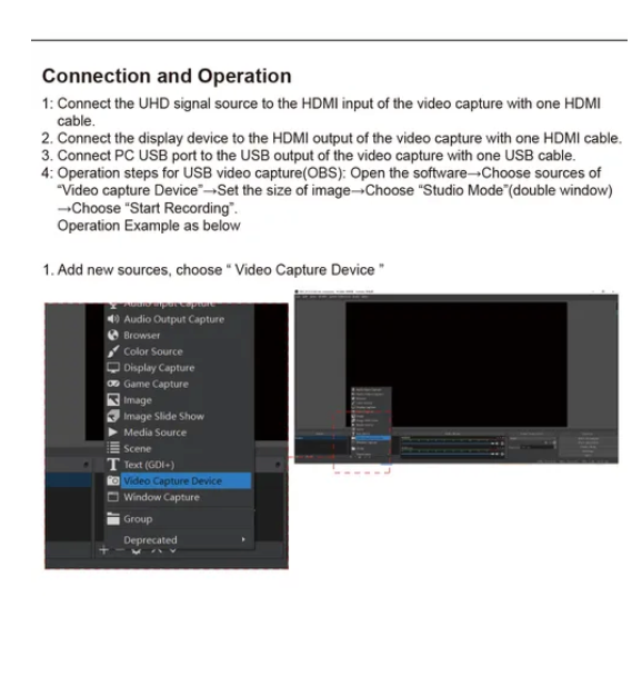 Tarjeta De Captura De Vídeo Usb De 4k A 1080p Con Bucle