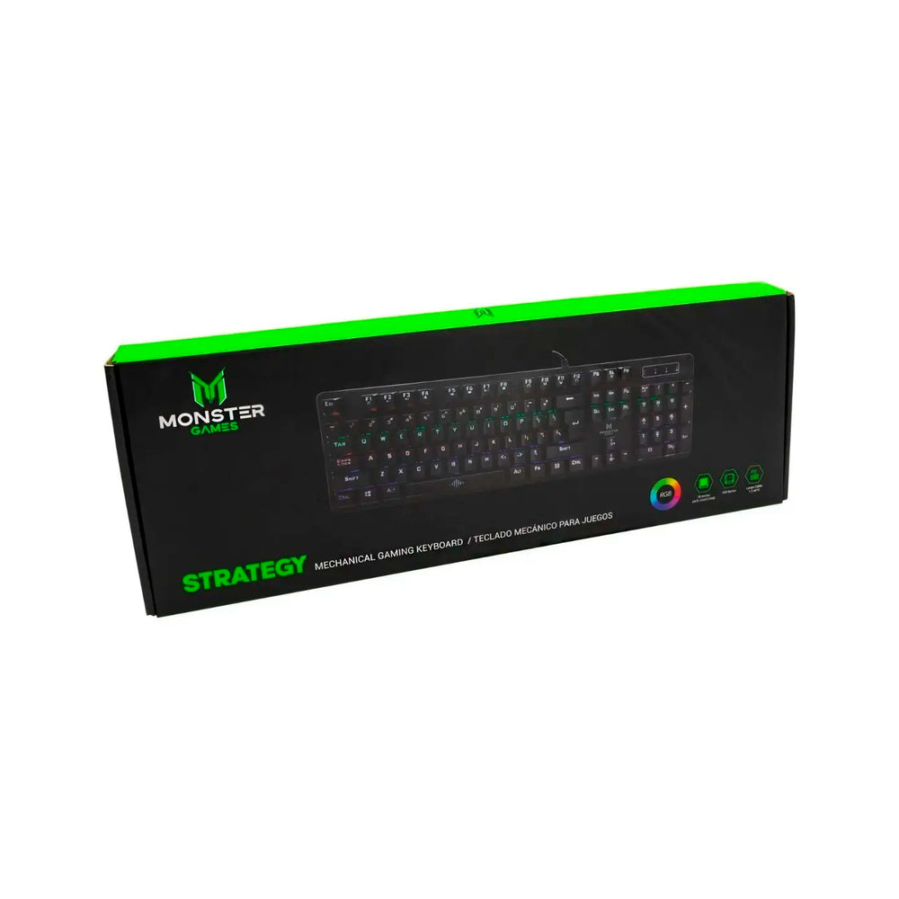 Teclado Mecánico Gamer Monster T3118 Strategy
