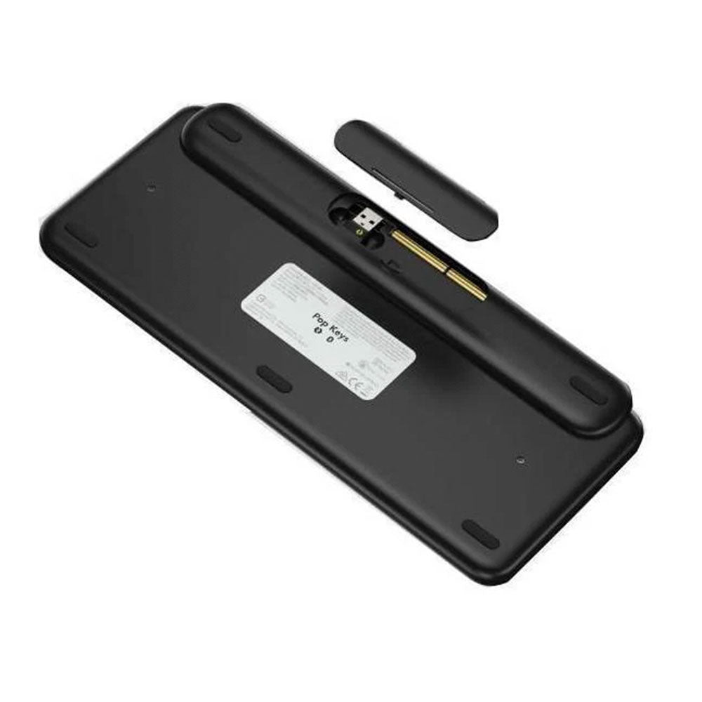 Teclado Mecanico Logitech Pop Keys Bluetooth Amarillo Blas