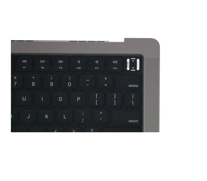 Teclado Topcase Macbook A2442 Space Gray Ingles Original