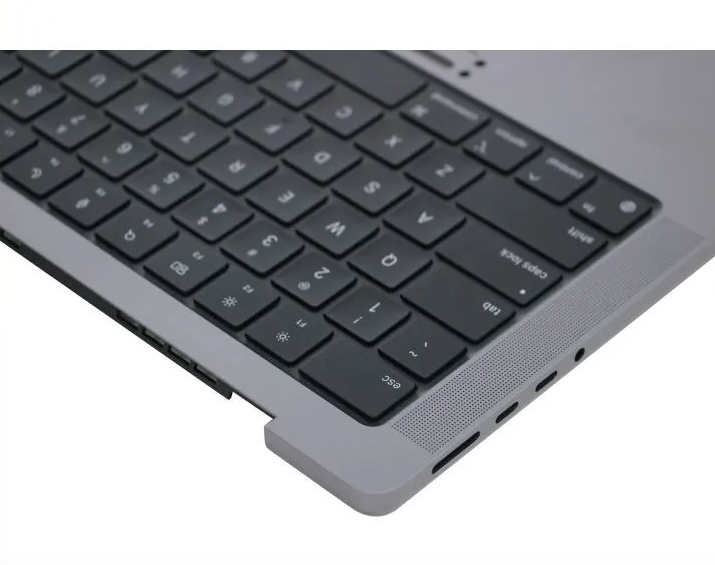 Teclado Topcase Macbook A2442 Space Gray Ingles Original