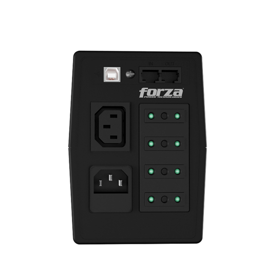 UPS Bateria Resp PC Notebook DVR 600VA 360W Forza SL-612UL-C