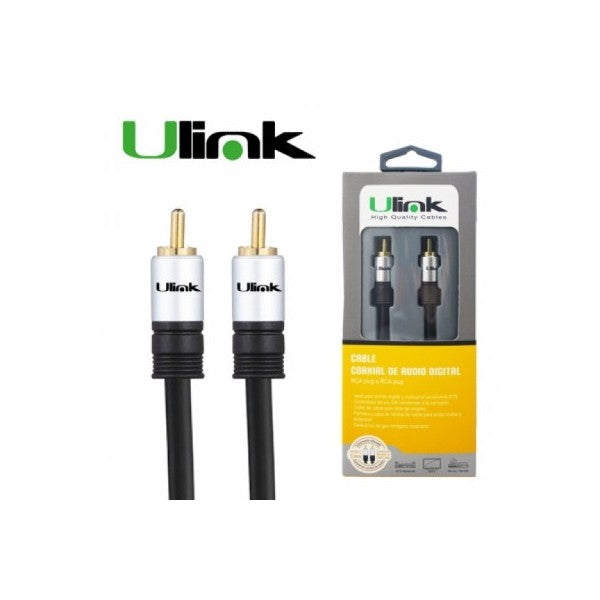 Cable Coaxial RCA Audio Digital HIFI Unitek 1.8MT