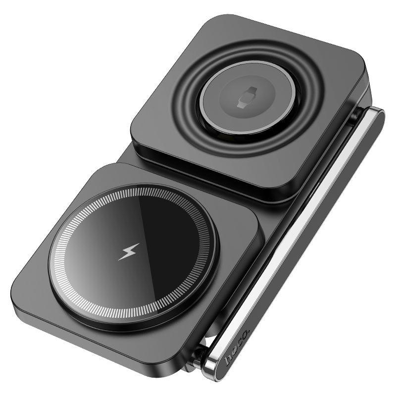 Cargador Dock Inalambrico Premium 3 en 1 Hoco CQ10 Blanco