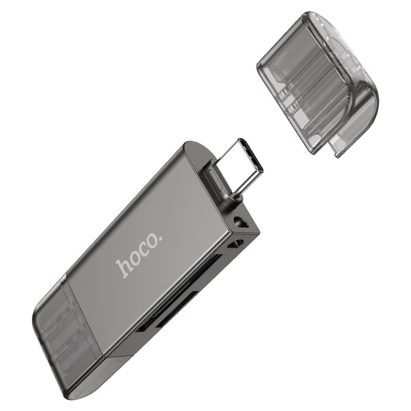 Lector de Tarjetas Micro SD/TF/SD USB USB-C 3.0 5Gps Hoco HB39