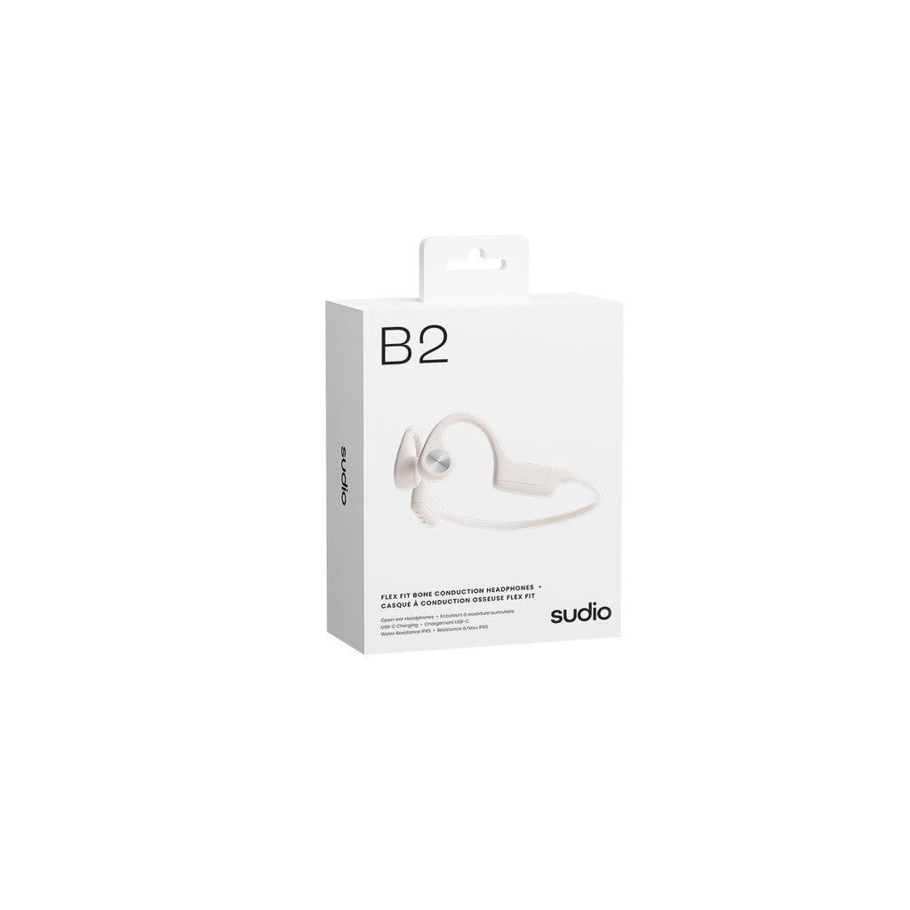 Audifonos Bluetooth Premium Conduccion Osea Sudio B2 White