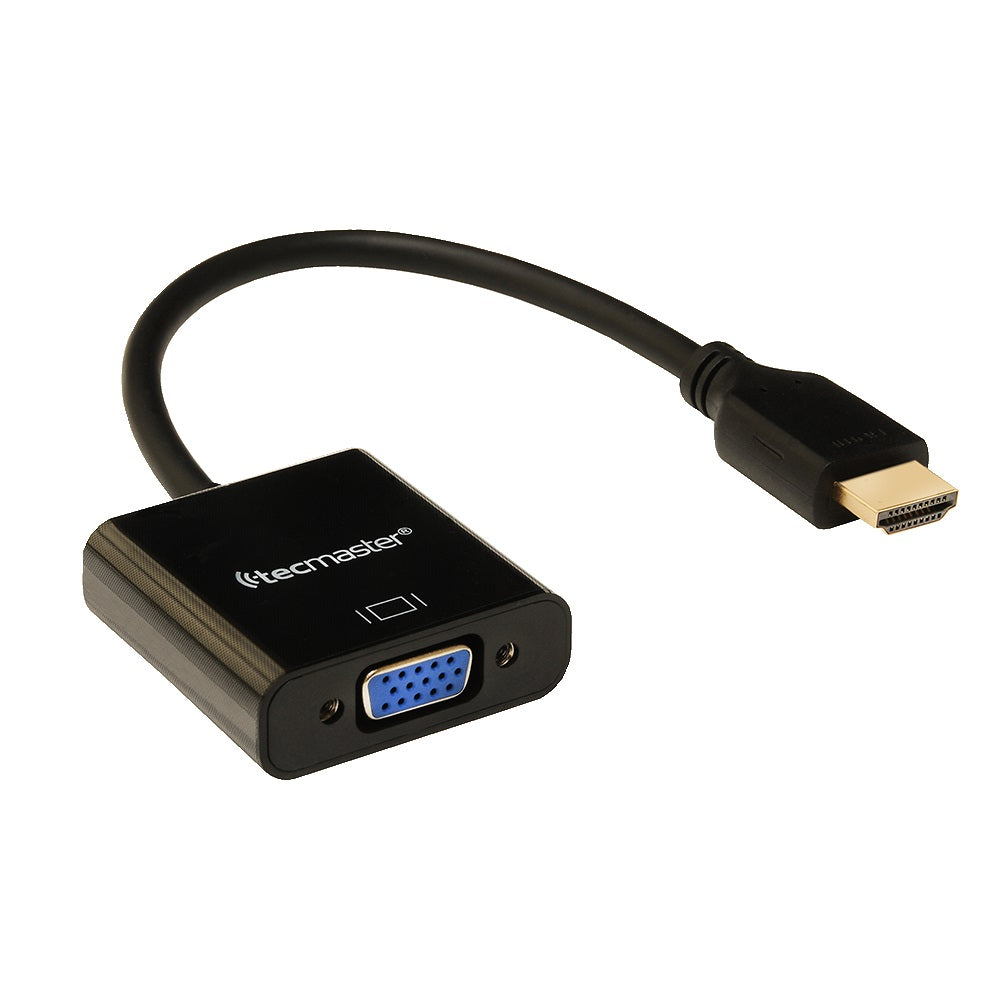 Conversor HDMI a VGA Con Salida Audio Tecmaster