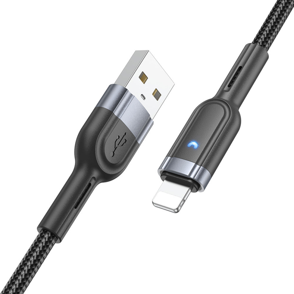 Cable iPhone Enmallado Apagado Inteligente HOCO U117