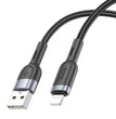 Cable iPhone Enmallado Apagado Inteligente HOCO U117