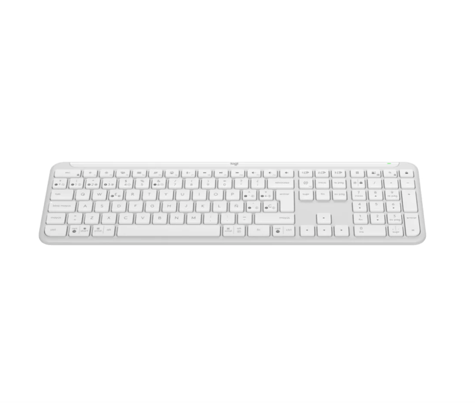 Teclado Inalámbrico Logitech Signature Slim K950 Blanco