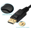 Adaptador Display Port a HDMI VGA DVI Goforit Negro