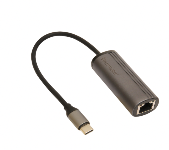 Adaptador USB-C a RJ45 Aluminio Notebook Macbook Tecmaster