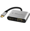 Adaptador USB-C a VGA HDMI USB UL-ADC404V ULINK