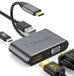 Adaptador USB-C a VGA HDMI USB UL-ADC404V ULINK