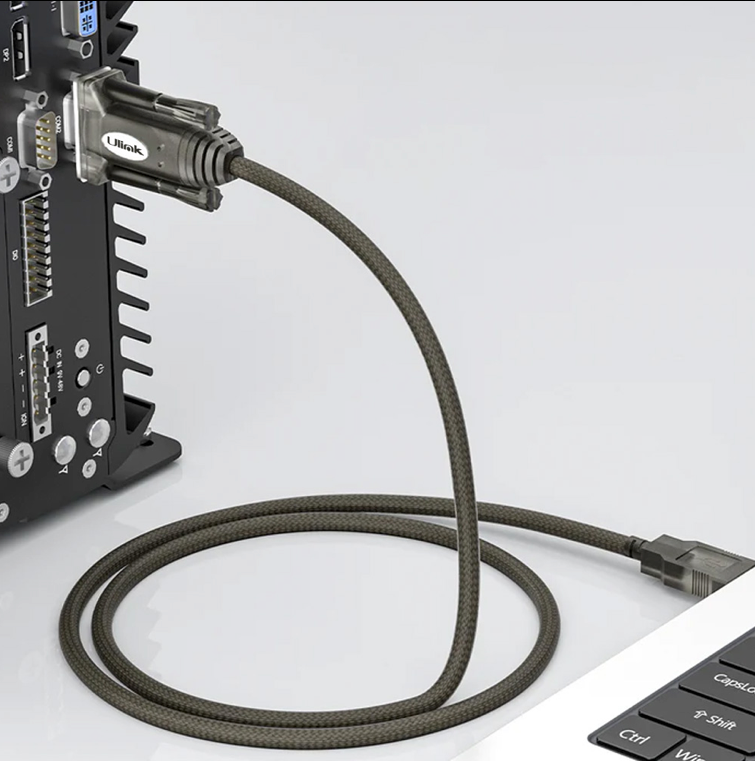 Adaptador USB a Serial DB9 DB25 Chip Prolific 1.5MT Ulink