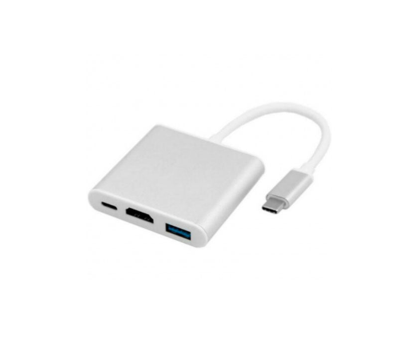 Adaptador USB-C A HDMI - USB 3.0 Para Notebook Macbook Goforit