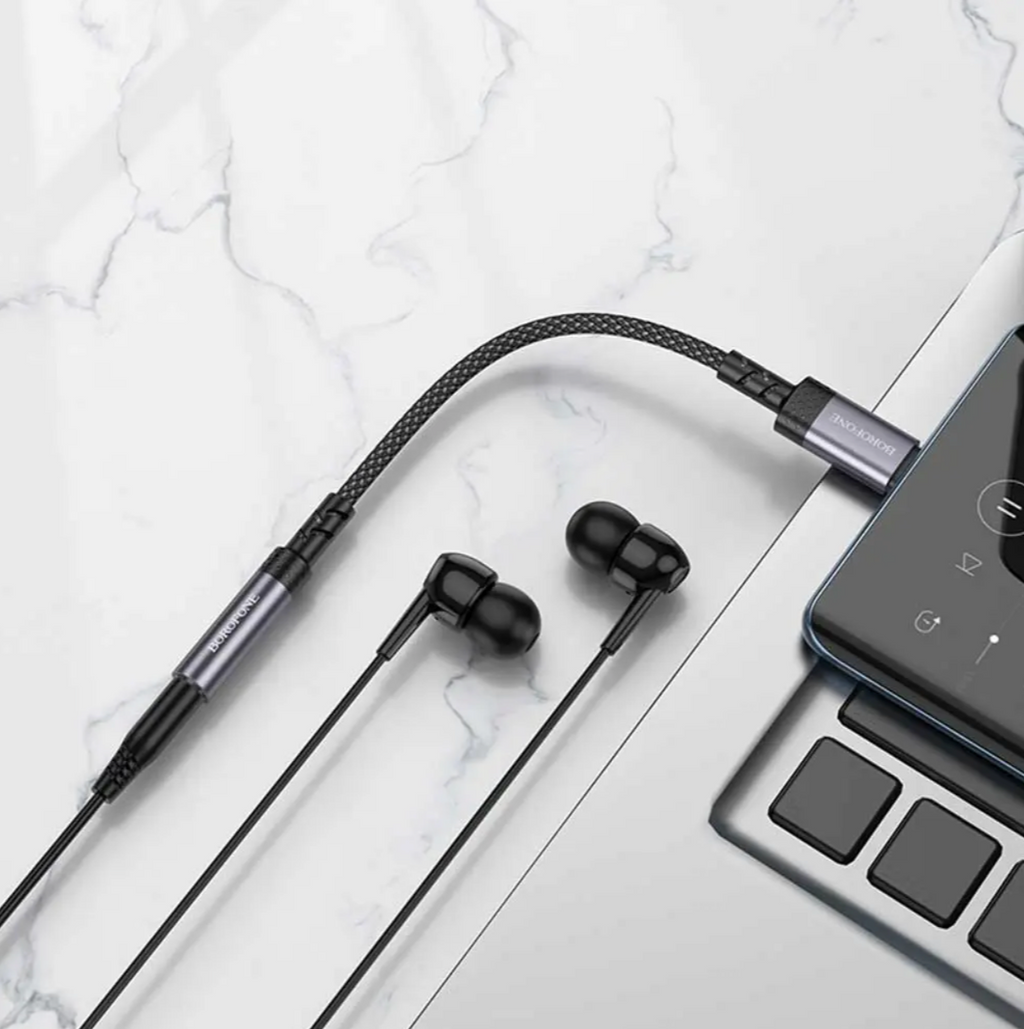 Adaptador Audio Borofone BV24 USB-C a Jack 3.5 mm