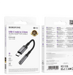 Adaptador Audio Borofone BV24 USB-C a Jack 3.5 mm