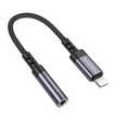 Adaptador Lightning a Jack 3.5mm Borofone BV24 Negro