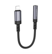 Adaptador Lightning a Jack 3.5mm Borofone BV24 Negro