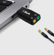 Adaptador USB 2.0 A Audio 3.5mm UL-ADSND