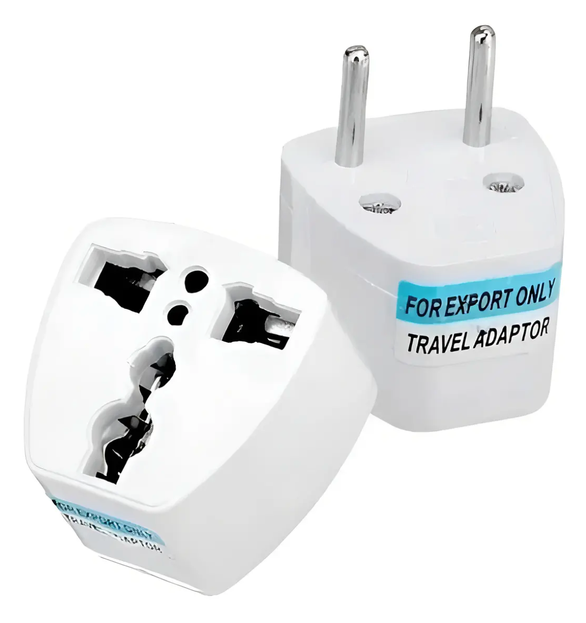 Adaptador enchufe nacional universal de cobre 2 patas