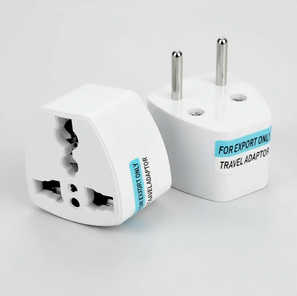 Adaptador enchufe nacional universal de cobre 2 patas