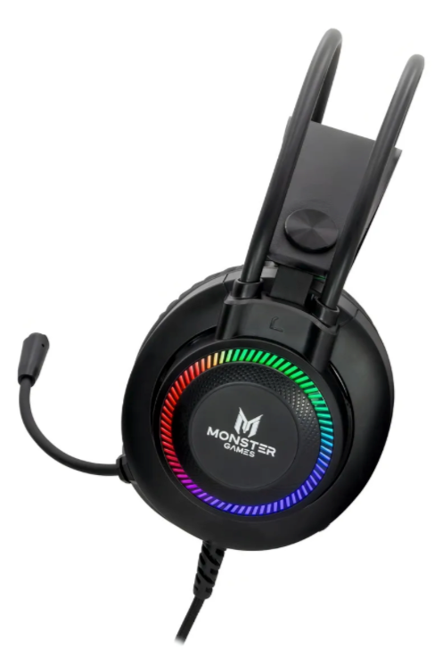 Audífono Gamer Monster Throb AU624 con Micrófono RGB