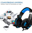 Audifonos Gamer Soyto SY830 Notebooks PS4 PC XBOX Blue LED