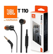 Audífonos In-Ear JBL Tune 110 Negros con Micrófono 3.5mm