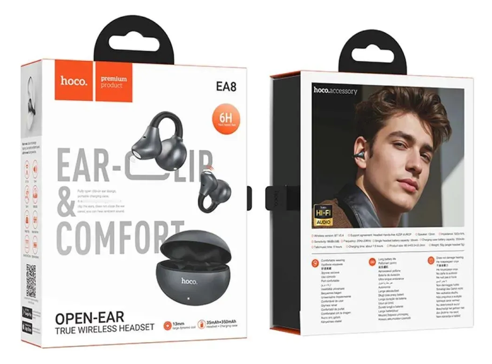 Audífonos Inalámbricos Bluetooth Hoco EA8 Open Ear