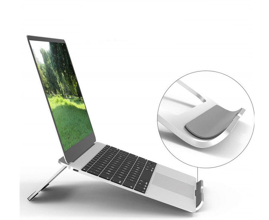 Base Apoyo Aluminio Portatil compatible con Macbook Pro Air