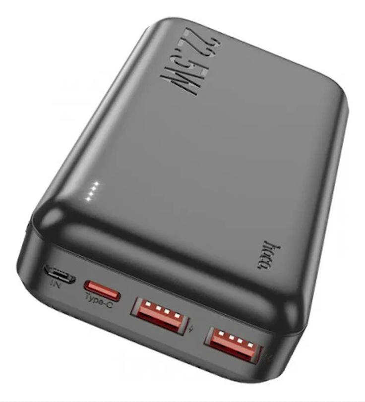 Bateria Ext. Powerbank 20000Mah 22.5W Ultra Delgada Hoco J101a