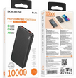 Batería Externa Borofone BJ56 10 000 mAh 22,5 W Negra