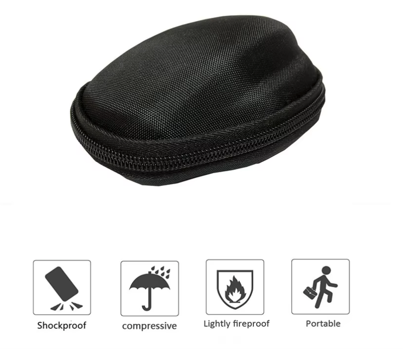 Bolso transporte Rigido Para Mouse Logitech MX Series Negro