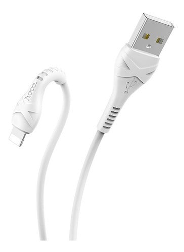 Cable Carga USB Lightning HOCO X20 1MT Blanco